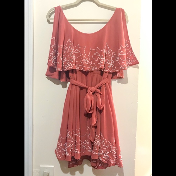 Free People Terra Cotta Sylvia Wrap Dress - Picture 3 of 5